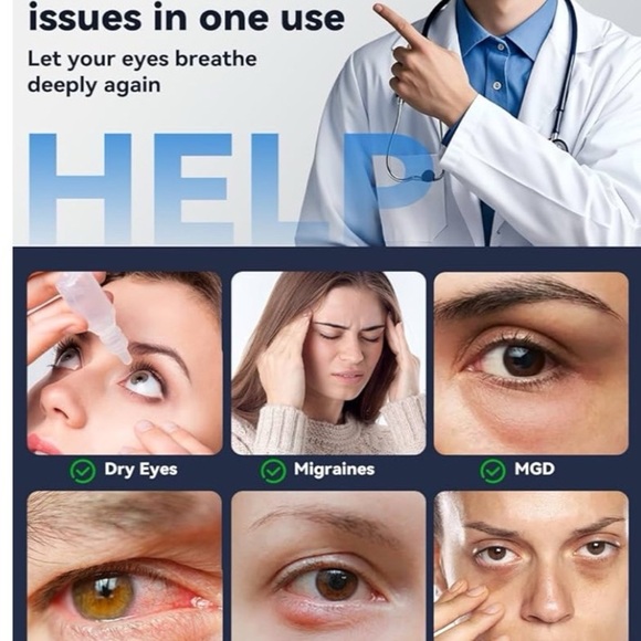 Dr.Auth Heated Eye Mask - Comfort Blue - Picture 3 of 9